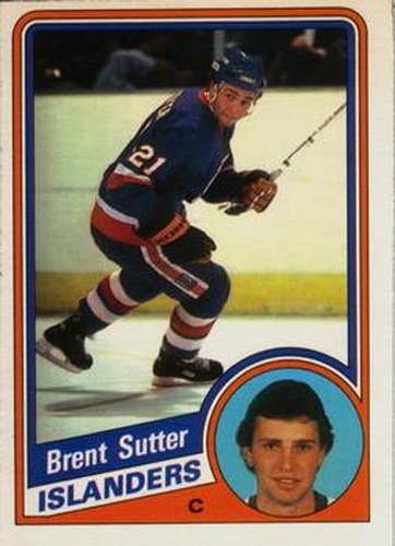 #136 Brent Sutter - New York Islanders - 1984-85 O-Pee-Chee Hockey