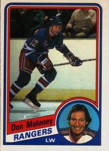 #147 Don Maloney - New York Rangers - 1984-85 O-Pee-Chee Hockey