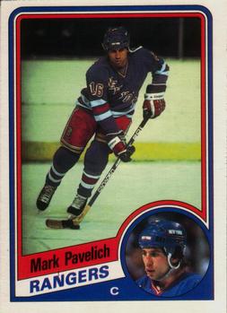 #151 Mark Pavelich - New York Rangers - 1984-85 O-Pee-Chee Hockey