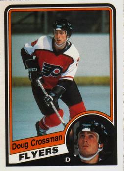 #157 Doug Crossman - Philadelphia Flyers - 1984-85 O-Pee-Chee Hockey