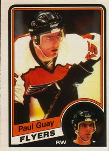 #160 Paul Guay - Philadelphia Flyers - 1984-85 O-Pee-Chee Hockey