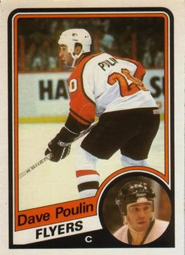 #165 Dave Poulin - Philadelphia Flyers - 1984-85 O-Pee-Chee Hockey