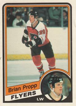 #166 Brian Propp - Philadelphia Flyers - 1984-85 O-Pee-Chee Hockey