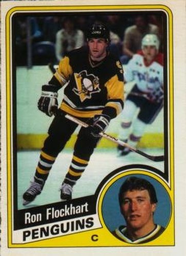 #174 Ron Flockhart - Pittsburgh Penguins - 1984-85 O-Pee-Chee Hockey