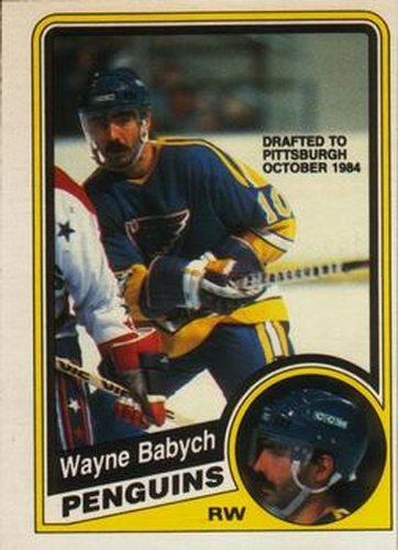 #181 Wayne Babych - Pittsburgh Penguins - 1984-85 O-Pee-Chee Hockey