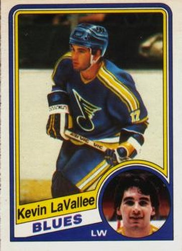 #183 Kevin LaVallee - St. Louis Blues - 1984-85 O-Pee-Chee Hockey