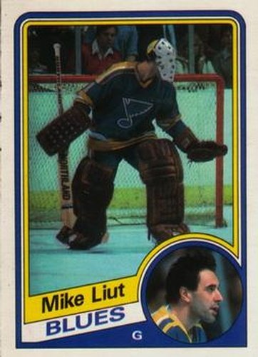 #187 Mike Liut - St. Louis Blues - 1984-85 O-Pee-Chee Hockey