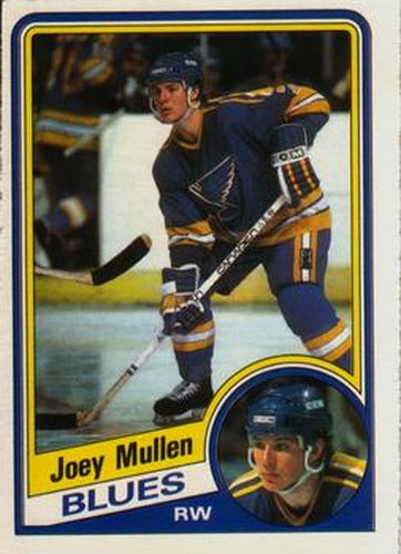 #188 Joe Mullen - St. Louis Blues - 1984-85 O-Pee-Chee Hockey