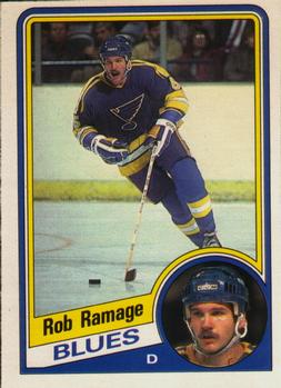 #190 Rob Ramage - St. Louis Blues - 1984-85 O-Pee-Chee Hockey