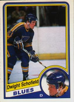 #191 Dwight Schofield - St. Louis Blues - 1984-85 O-Pee-Chee Hockey