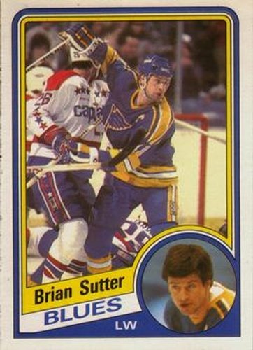 #192 Brian Sutter - St. Louis Blues - 1984-85 O-Pee-Chee Hockey