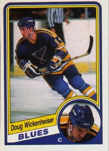 #193 Doug Wickenheiser - St. Louis Blues - 1984-85 O-Pee-Chee Hockey
