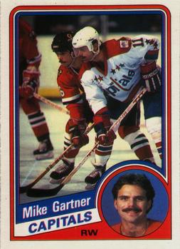 #197 Mike Gartner - Washington Capitals - 1984-85 O-Pee-Chee Hockey