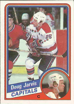 #200 Doug Jarvis - Washington Capitals - 1984-85 O-Pee-Chee Hockey