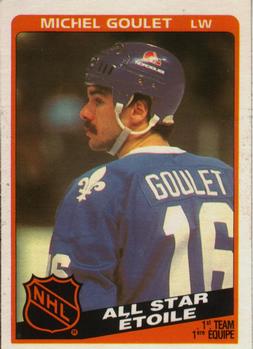 #207 Michel Goulet - Quebec Nordiques - 1984-85 O-Pee-Chee Hockey