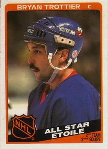 #214 Bryan Trottier - New York Islanders - 1984-85 O-Pee-Chee Hockey