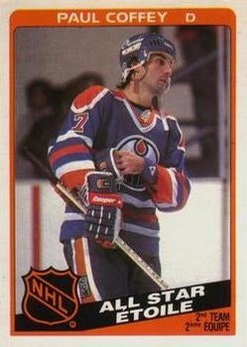 #217 Paul Coffey - Edmonton Oilers - 1984-85 O-Pee-Chee Hockey