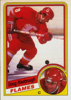 #236 Doug Risebrough - Calgary Flames - 1984-85 O-Pee-Chee Hockey