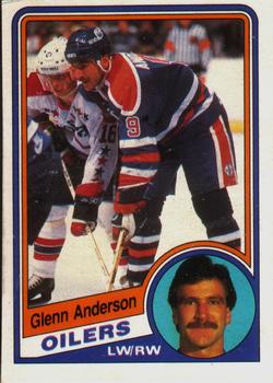 #238 Glenn Anderson - Edmonton Oilers - 1984-85 O-Pee-Chee Hockey