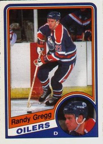 #242 Randy Gregg - Edmonton Oilers - 1984-85 O-Pee-Chee Hockey