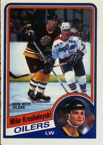 #248 Mike Krushelnyski - Edmonton Oilers - 1984-85 O-Pee-Chee Hockey