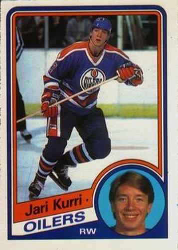 #249 Jari Kurri - Edmonton Oilers - 1984-85 O-Pee-Chee Hockey