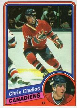 #259 Chris Chelios - Montreal Canadiens - 1984-85 O-Pee-Chee Hockey