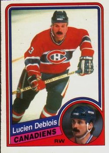 #260 Lucien DeBlois - Montreal Canadiens - 1984-85 O-Pee-Chee Hockey