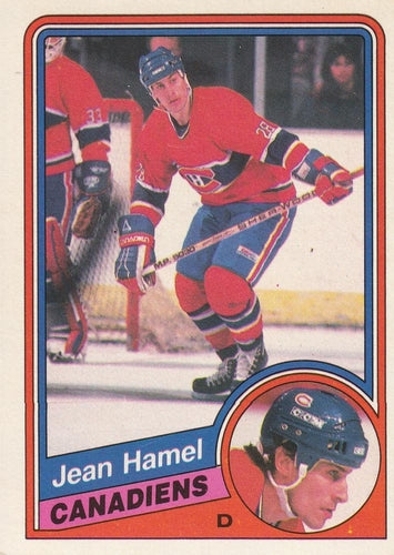 #263 Jean Hamel - Montreal Canadiens - 1984-85 O-Pee-Chee Hockey