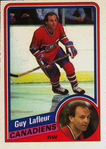 #264 Guy Lafleur - Montreal Canadiens - 1984-85 O-Pee-Chee Hockey