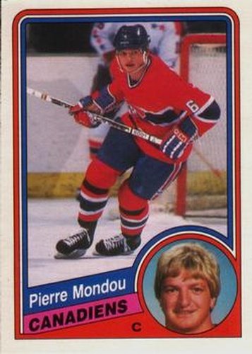 #266 Pierre Mondou - Montreal Canadiens - 1984-85 O-Pee-Chee Hockey