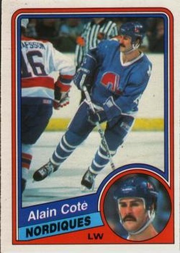 #278 Alain Cote - Quebec Nordiques - 1984-85 O-Pee-Chee Hockey