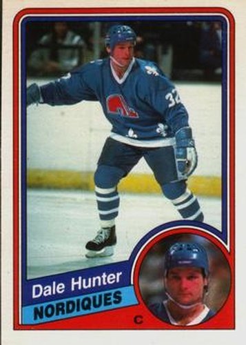 #281 Dale Hunter - Quebec Nordiques - 1984-85 O-Pee-Chee Hockey