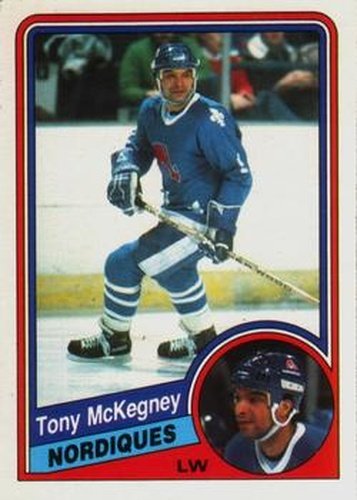 #283 Tony McKegney - Quebec Nordiques - 1984-85 O-Pee-Chee Hockey