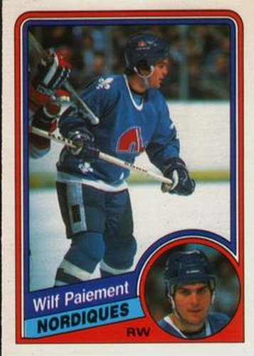 #285 Wilf Paiement - Quebec Nordiques - 1984-85 O-Pee-Chee Hockey