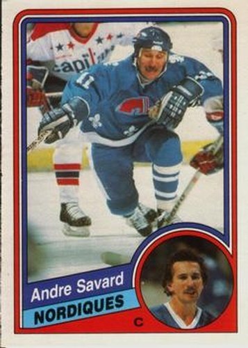 #288 Andre Savard - Quebec Nordiques - 1984-85 O-Pee-Chee Hockey