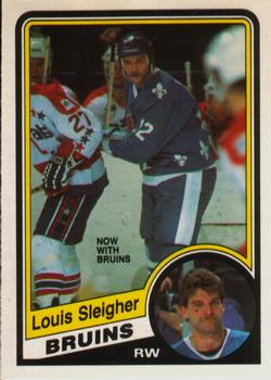#290 Louis Sleigher - Boston Bruins - 1984-85 O-Pee-Chee Hockey