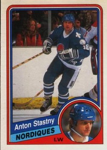 #291 Anton Stastny - Quebec Nordiques - 1984-85 O-Pee-Chee Hockey