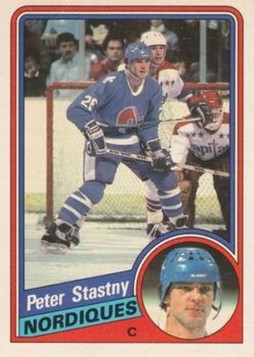 #293 Peter Stastny - Quebec Nordiques - 1984-85 O-Pee-Chee Hockey