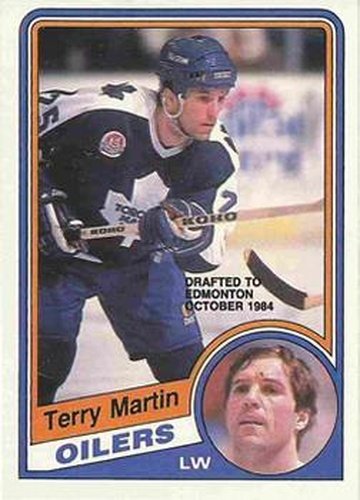 #306 Terry Martin - Edmonton Oilers - 1984-85 O-Pee-Chee Hockey