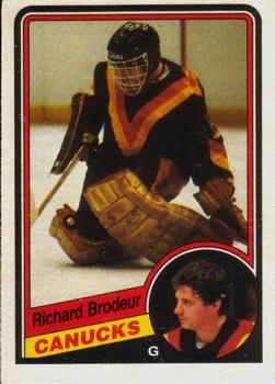 #314 Richard Brodeur - Vancouver Canucks - 1984-85 O-Pee-Chee Hockey