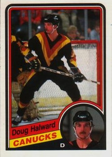 #320 Doug Halward - Vancouver Canucks - 1984-85 O-Pee-Chee Hockey