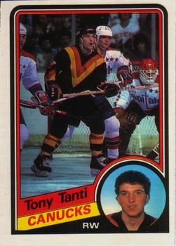 #332 Tony Tanti - Vancouver Canucks - 1984-85 O-Pee-Chee Hockey