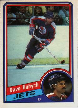 #334 Dave Babych - Winnipeg Jets - 1984-85 O-Pee-Chee Hockey