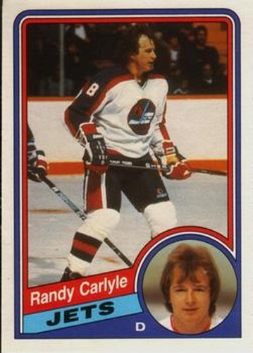 #337 Randy Carlyle - Winnipeg Jets - 1984-85 O-Pee-Chee Hockey
