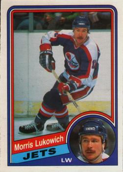 #340 Morris Lukowich - Winnipeg Jets - 1984-85 O-Pee-Chee Hockey