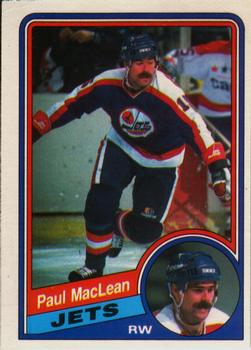 #342 Paul MacLean - Winnipeg Jets - 1984-85 O-Pee-Chee Hockey