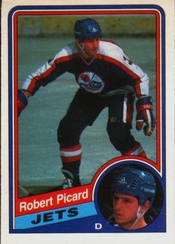 #345 Robert Picard - Winnipeg Jets - 1984-85 O-Pee-Chee Hockey