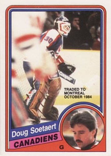 #347 Doug Soetaert - Montreal Canadiens - 1984-85 O-Pee-Chee Hockey