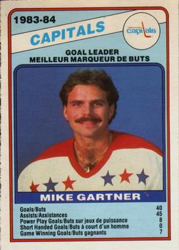 #370 Mike Gartner - Washington Capitals - 1984-85 O-Pee-Chee Hockey